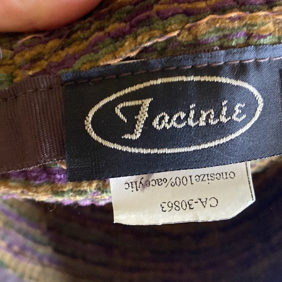 Facinie Wide Brim Colourful Sun Hat - Picture 9 of 10